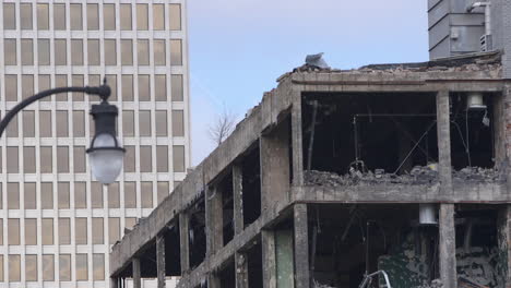 Edificio-Abandonado-Y-Demolido-En-El-Centro-De-Nashville,-Tennesse