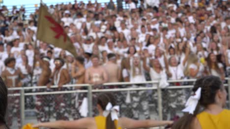 Cheering-crowd-celebrates-a-touchdown-at-a-high-school-football-game