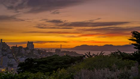 Zeitraffer:-Sonnenuntergang-In-San-Francisco