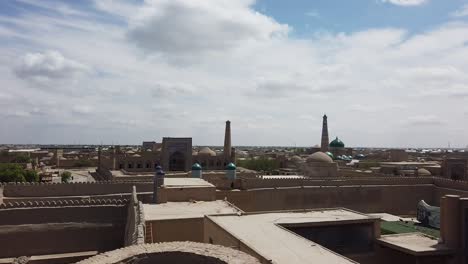 Skyline-of-Khiva-as-seen-from-the-city-wall