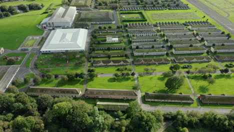Aerial-view-of-the-Direct-Provision-Centre-located-in-Meath,-Ireland