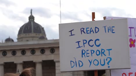 Signs-saying-"I-read-the-IPCC-report"-held-up-during-fridays-for-future-climate-change-protests