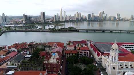 Video-Aéreo-Filmado-Sobre-La-Ciudad-De-Panamá