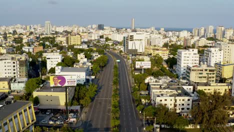 Empty-Santo-Domingo-city-streets-for-Covid19-global-pandemic