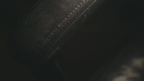 Close-Up-Of-An-Old-Bag-With-Cracked-Leather-Surface