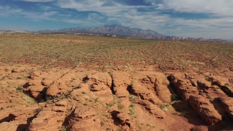 Nature-Landscape-In-Escalante,-Utah,-United-States---aerial-drone-shot