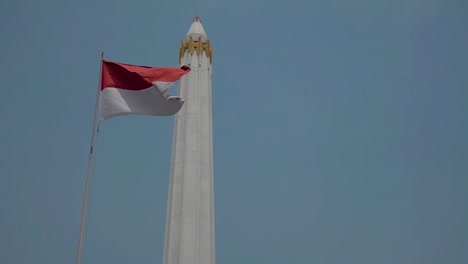 The-Heroes-Monument-is-a-monument-in-Surabaya,-Indonesia