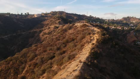 Aerial-view-of-canyon-of-Hollywood