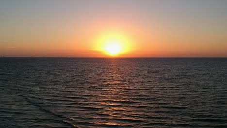 Sonnenaufgang-Auf-Sanibel-Island-über-Dem-Golf-Von-Mexiko