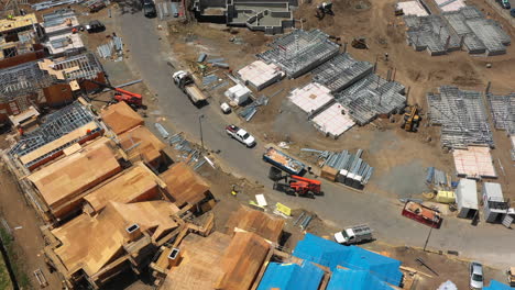 Aerial-view-of-new-town-homes-being-built