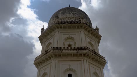 Qutb-Shahi-Tombs-Hyderabad,-India-4K-timelapse