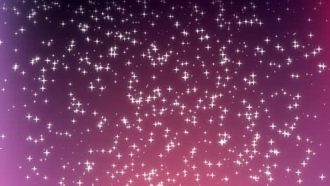 Abstract-motion-background-shining-white-stars-and-shiny-particles-to-be-played-in-4k-loop-that-is-shining-and-shimmering-with-glitter-particles-With-Bokeh-waves-on-a-pink-background