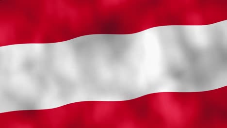 Österreichische-Flagge-Weht-Im-Wind