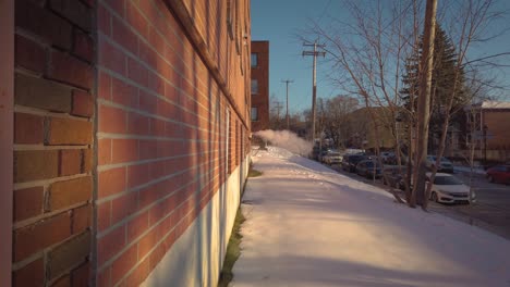 East-Montreal-street-in-winter-with-snow-on-ground
