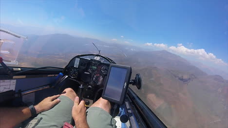 Glider-filmed-from-the-inside-while-flying-in-the-mountains-2,-in-Ful-HD-at-60-fps