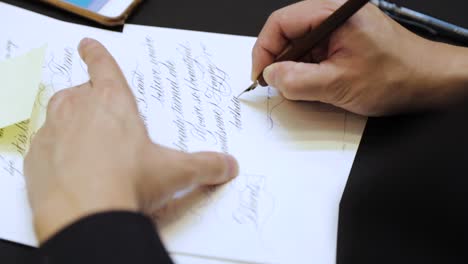Handgeschriebene-Kalligrafie