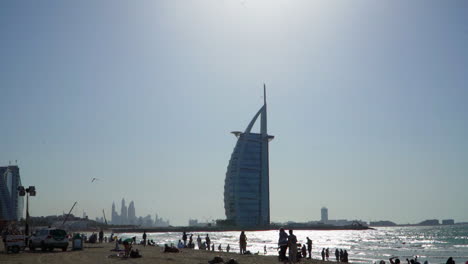 Burj-Al-Arab-View-from-a-pubic-beach