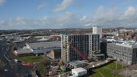 Work-continues-on-the-new-Hilton-hotel-complex-at-the-One-Smithfield-Stoke-on-Trent-City-Council-buildings-location-in-the-heart-of-the-city