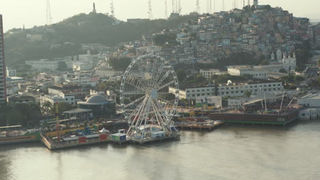 La-Perla-Ferris-Wheel-4-Aerial-Travelling-Out-Malecon-Guayaquil-City-Ecuador