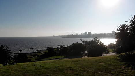 Luftaufnahmen-Im-Park-Montevideo,-Uruguay