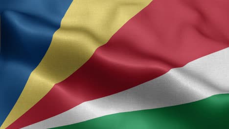 Ondeando-Lazo-4k-Bandera-Nacional-De-Seychelles