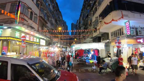 Hong-Kong-Straßen-Essen-Und-Markt