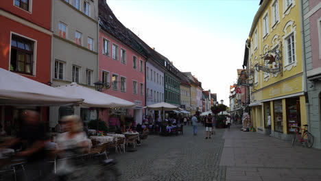 Fussen-Germany,-circa-:-timelapse-Old-Town-at-Fussen-City-in-Germany