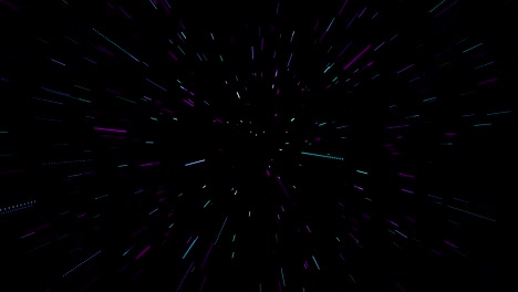 Tunnelpartikel-Video-Abstrakter-Hintergrund