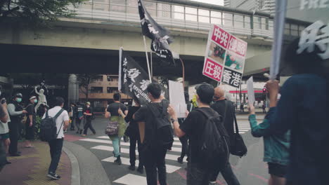 Solidarität-Mit-Den-Protesten-In-Hongkong-In-Tokio