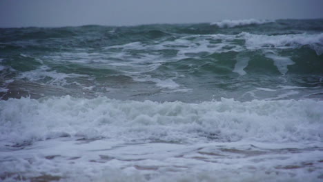 A-shot-of-ocean-waves-crashing