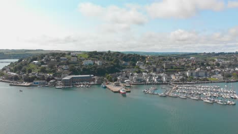 Located-along-Irelands-'Wild-Atlantic-Way',this-fishing-village-and-tourist-destination-can-be-seen-from-a-beautiful-aerial-panoramic-perspective