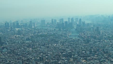 Aerial-view-of-Tokyo-with-skylines-from-Skytree-tower