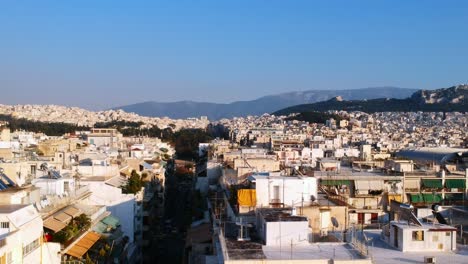 Luftaufnahme-Von-Athen,-Griechenland