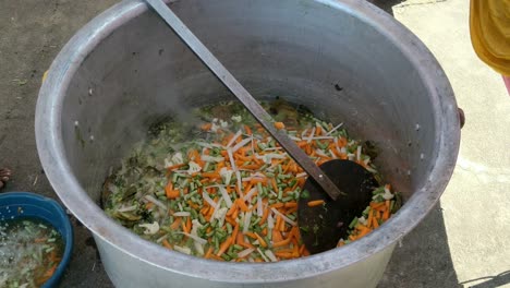 cooking-chopped-veggies-on-a-large-pot