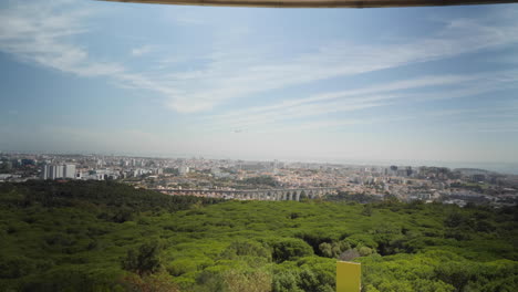 Blick-Auf-Lissabon-Vom-Panoramico-In-Monsanto
