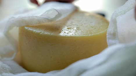 Preparing-healthy-cheese,-close-up