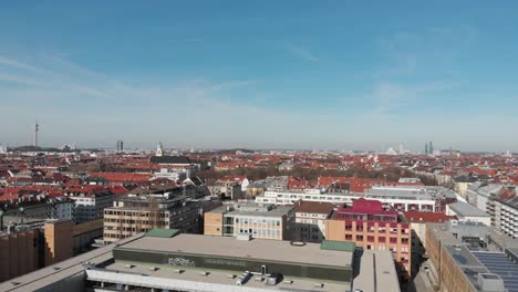 Munich-view-from-Above-with-a-drone-on-February-2019