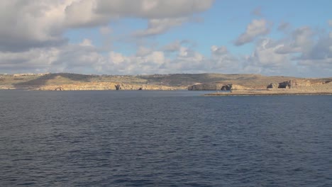Sailing-to-Gozo,-Malta