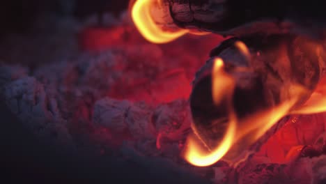 A-closeup-shot-of-a-fireplace-with-a-macro-lens