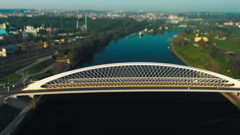aerial-view-of-Troja-Bridge-in-Prague-Holesovice