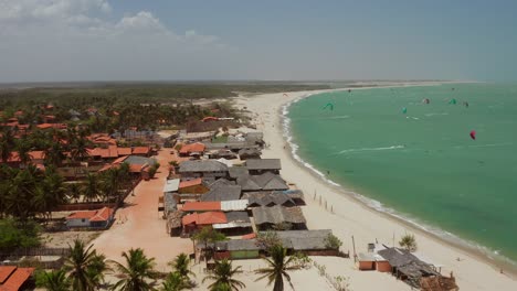 Kitesurfers-at-the-small-town-of-Barra-Grande-in-the-North-of-Brazil