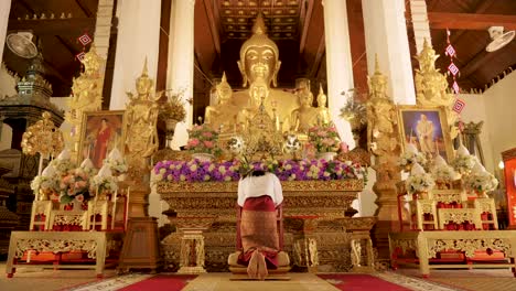 Tempelkultur,-Zeremonie,-Symbol-In-Thailand