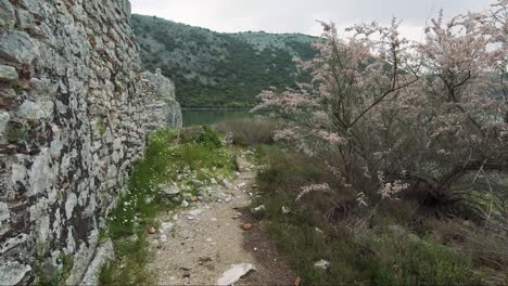 Butrint-En-Albania,-Lugares-Cinematográficos---Centro-Del-Patrimonio-Mundial-De-La-Unesco