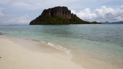 Point-of-view-the-mountain-and-seascape-background-of-the-trip-journey-at-Krabi-in-Thailand-at-clear-summer-day-with-blue-sky
