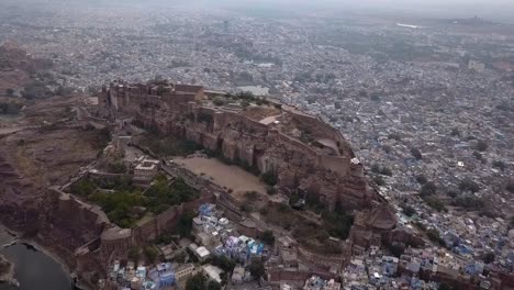 AERIAL:-Jodhpur-blue-city-in-India
