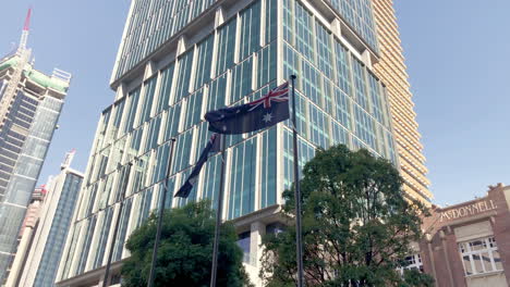 Australian-Flags-waving-in-the-wind