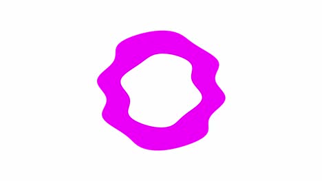 Purple-energy-waving-in-white-background
