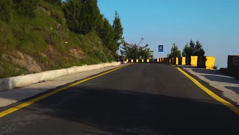 Hyperlapse-of-a-road-on-the-top-of-the-mountain