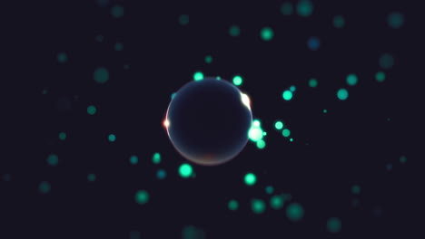 Simulación-3d-De-Esferas-Girando-Alrededor-De-Un-Agujero-Negro