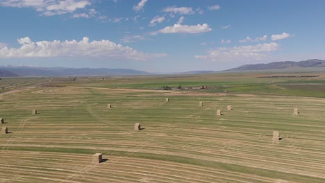 Aerial-Footage-of-a-Hay-Field